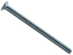 Machine Screw Pozi Compatible CSK ZP M6 x 50mm Box 25