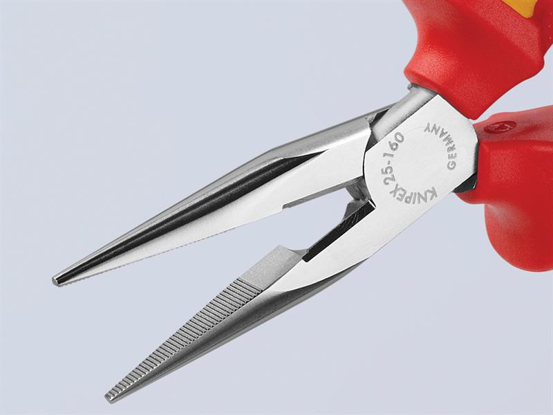 25 06 160 VDE Snipe Nose Side Cutting Pliers 160mm                              