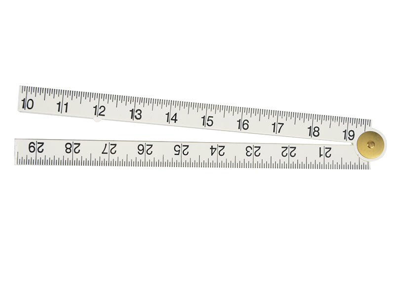 XFB1ME White Nylon Rule 1m / 39in                                               