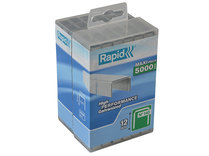140/8 8mm Galvanised Staples (Poly Pack 5000)