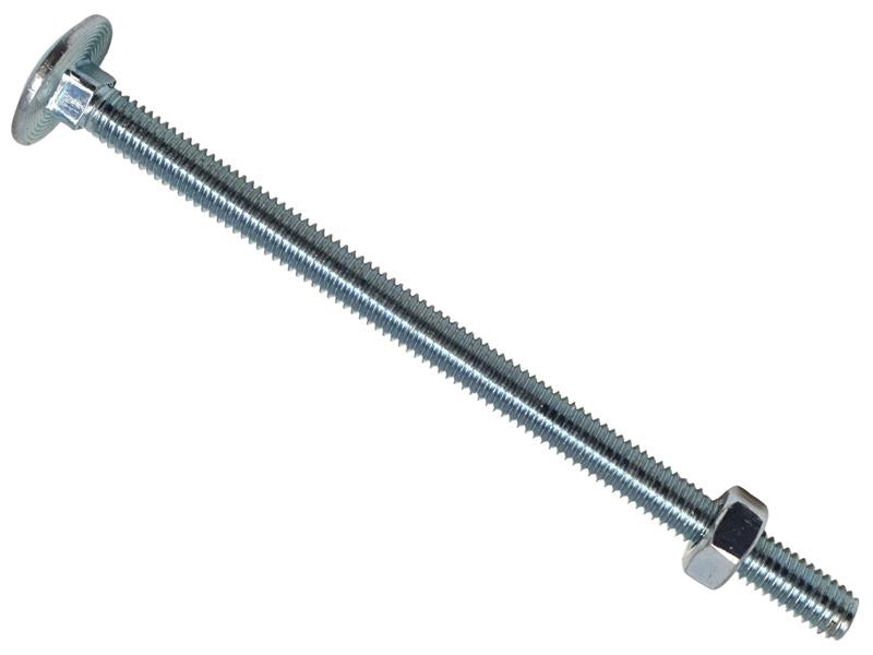 Cup Square Hex Bolt & Nut ZP M10 x 70mm Box 25