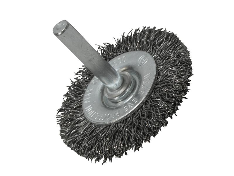 Wire Brush 75mm x 6mm Shank, 0.30 Wire