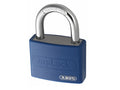 T65AL/40mm My Lock Aluminium Padlock White Keyed Alike 6401
