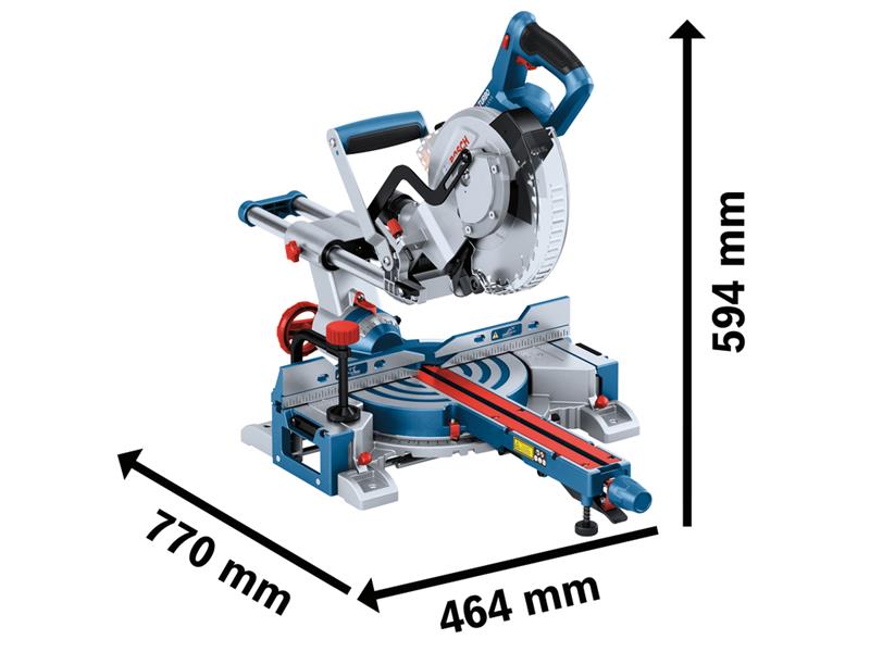GCM 18V-216 D Professional BITURBO Mitre Saw 18V Bare Unit                      