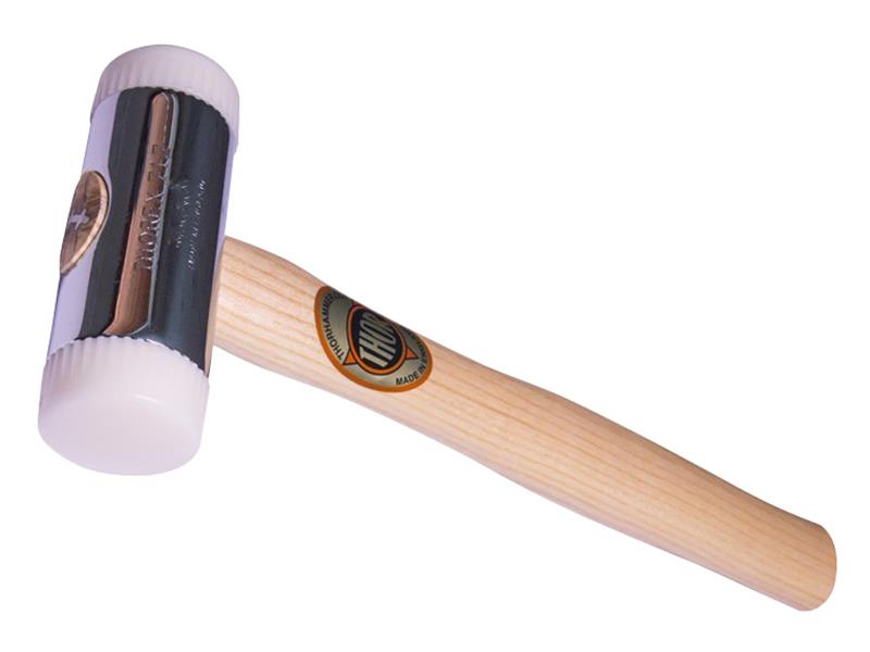 720N Thorex Nylon Hammer - Wood Handle & Cast Iron Head 63mm 2200g