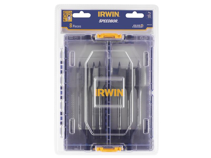 Blue Groove 4X Flat Bit Set, 8 Piece