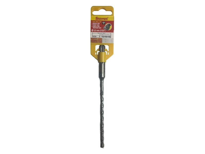 SDS Plus 2 Point Drill Bit Set, 9 Piece