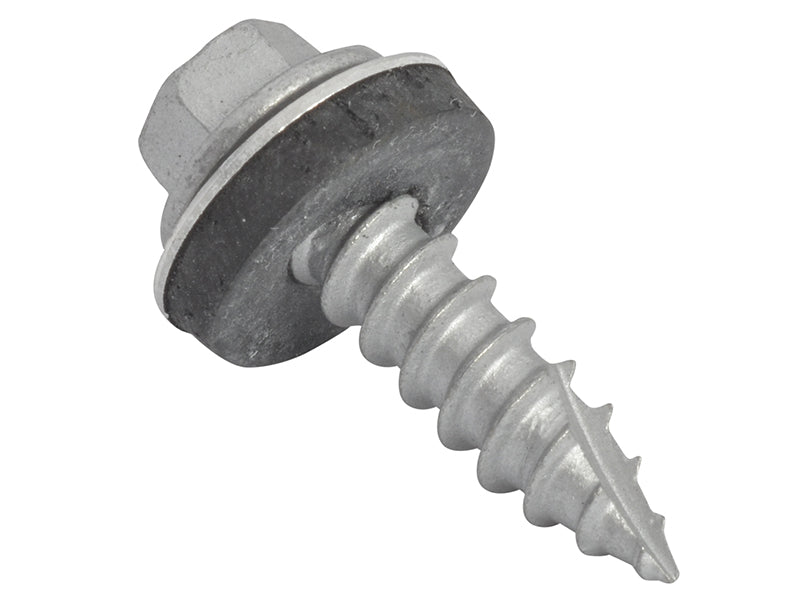 TechFast Hex Head Screw Sheet to Timber 6.3 x 25mm Pack 100                     