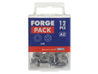 Hexagonal Nuts & Washers A2 Stainless Steel M8 ForgePack 12                     