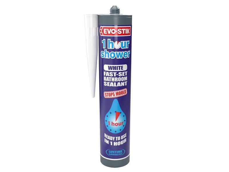 1 Hour Shower Sealant White 310ml                                               