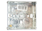 Metal Back Box 1-Gang 47mm                                                      