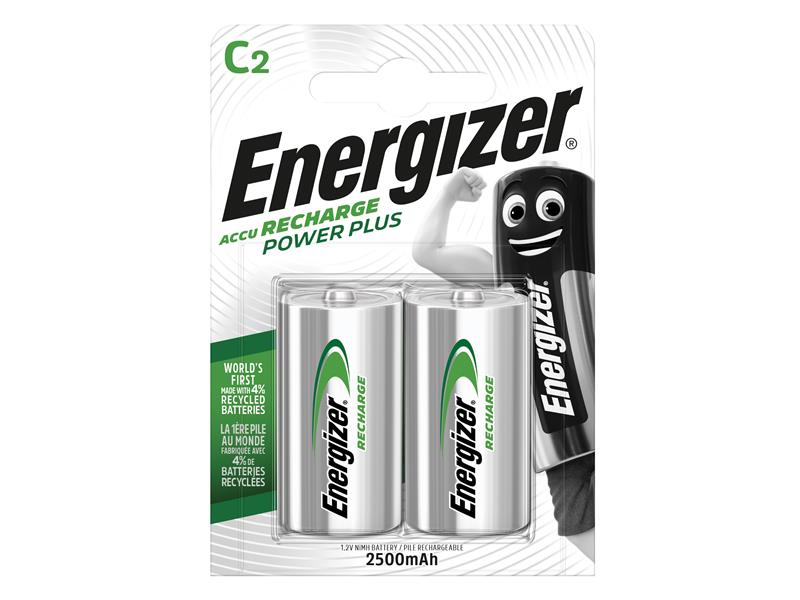Recharge Power Plus D Cell Batteries RD2500 mAh (Pack 2)