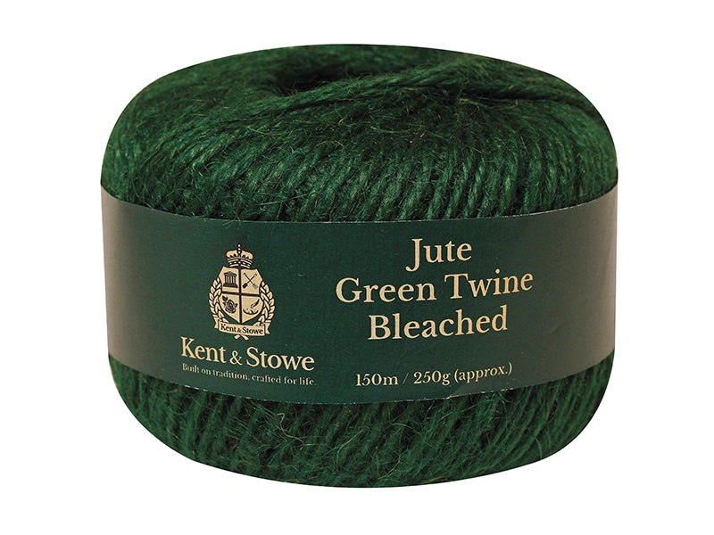 Jute Twine Bleached Green 150m (250g)                                           