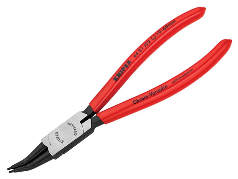 44 31 J42 Circlip Pliers Internal 45° Bent Tip 85-140mm                         