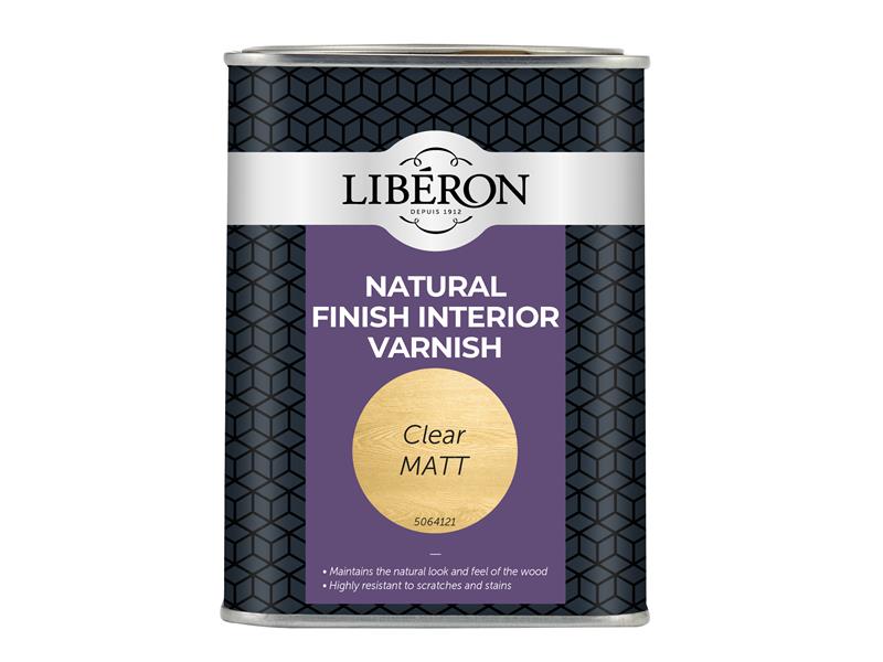 Natural Finish Interior Varnish Clear Satin 1 litre