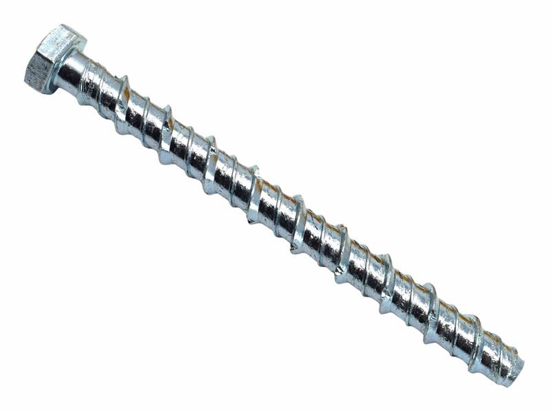 Hex Concrete Screwbolt M8 x 75mm (100)