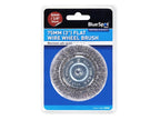 Flat Steel Wire Wheel Brush 75mm x 6mm Arbor                                    