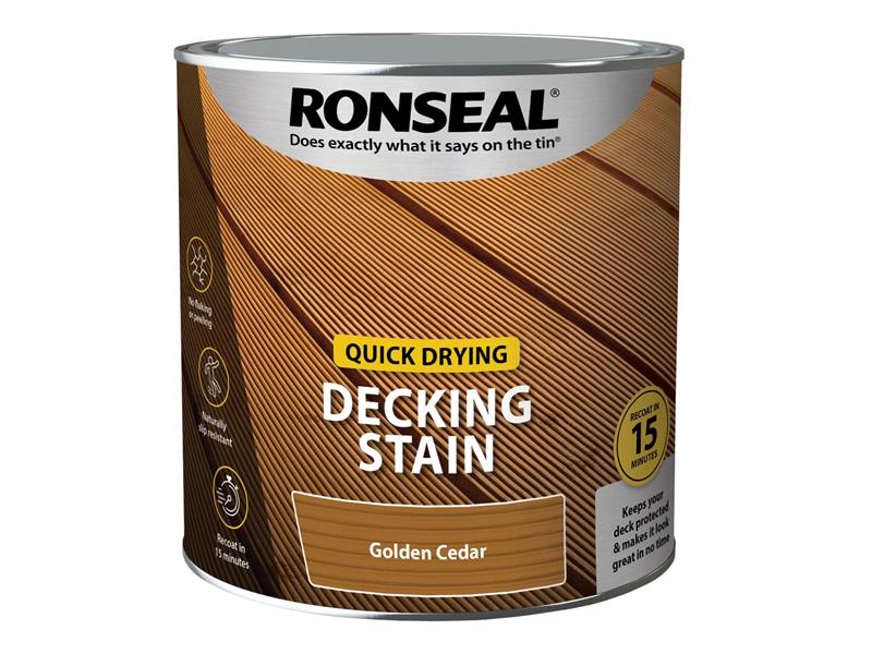 Quick Drying Decking Stain Rich Teak 5 litre