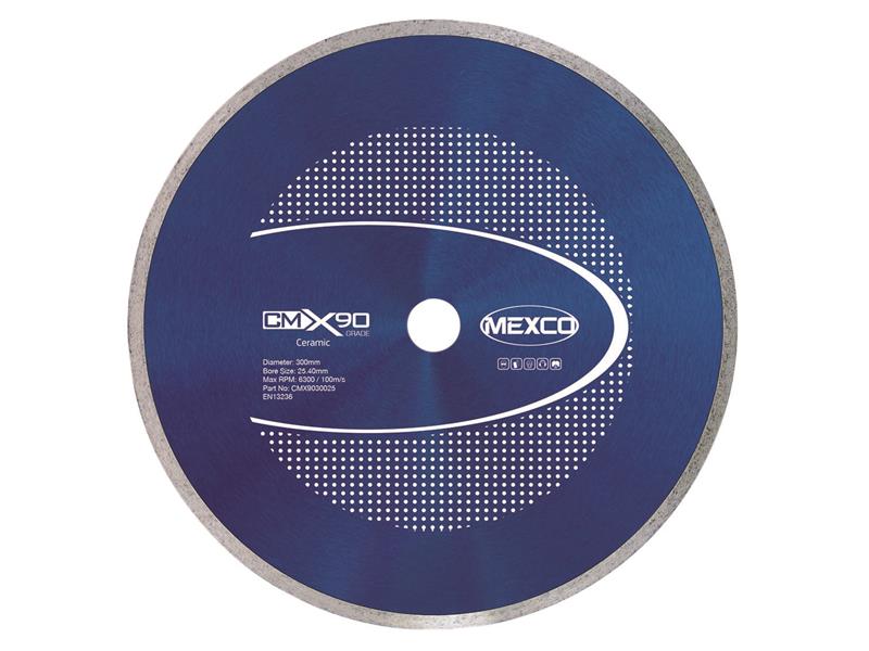 X90 Grade Ceramic Materials Diamond Blade 350 x 25.4mm