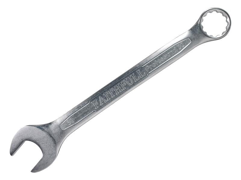 Combination Spanner CV Satin Finish 30mm                                        