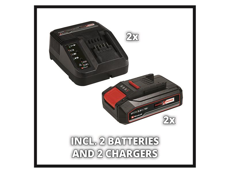 GE-CM 36/33 Li Power X-Change Lawn Mower 36V 2 x 2.5Ah Li-ion                   