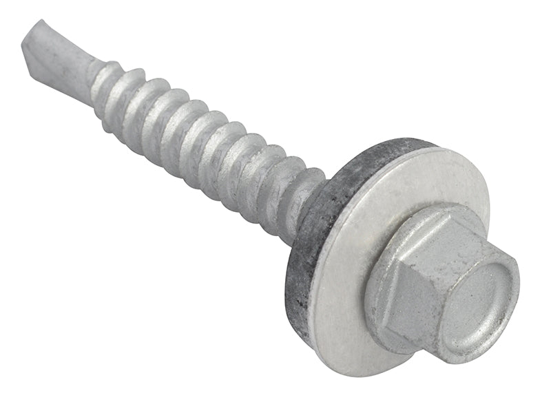 TechFast Hex Head Roofing Screw Self-Drill Light Section 5.5 x 38mm Pack 100    