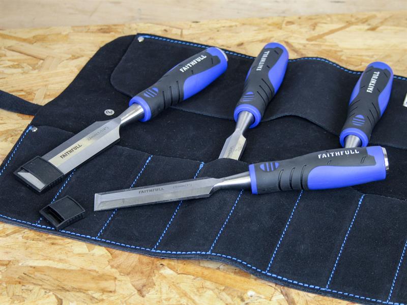 8 Pocket Leather Chisel Roll                                                    
