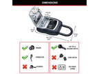5400E Portable Shackled Combination Key Lock Box (Up To 3 Keys)