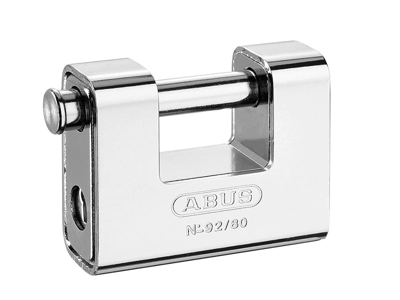 92/65mm Monoblock Brass Body Shutter Padlock Keyed Alike KA8511