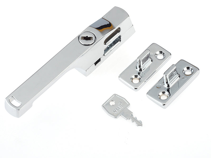P115WE Lockable Window Handle White Finish