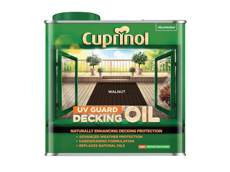 UV Guard Decking Oil Walnut 2.5 litre                                           