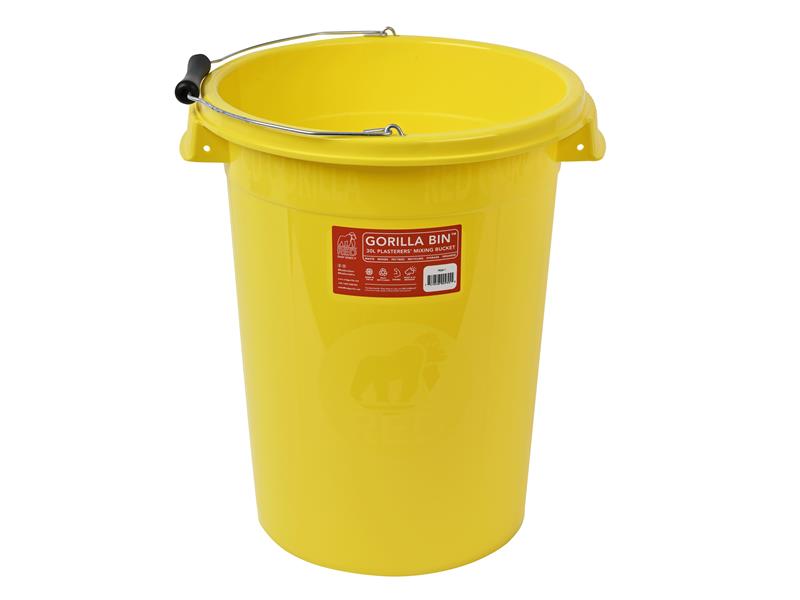 Plasterers Mixing Bucket Yellow 30 litre                                        