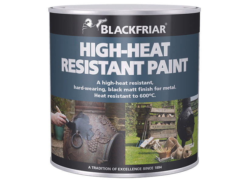 High-Heat Resistant Paint Black 500ml                                           