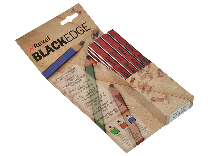 Carpenter's Pencils - Red / Medium (Card 12)                                    
