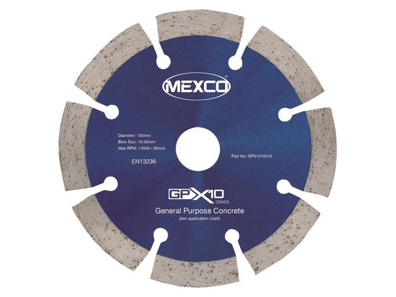 GPX10 Concrete Diamond Blade 350 x 25.4mm