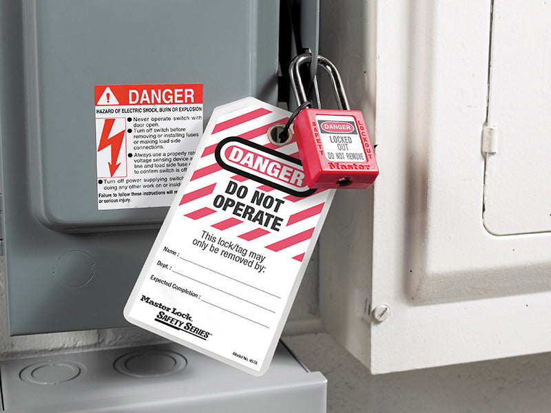 No. 497A Heavy-Duty Safety Tags (12) - DANGER DO NOT OPERATE