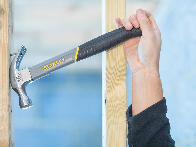 Curved Claw Hammer Fibreglass Shaft 450g (16oz)