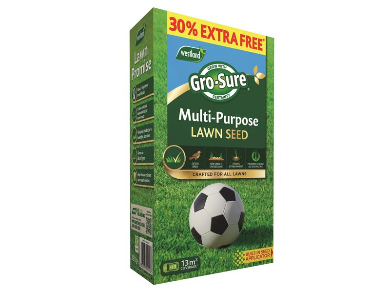 Multi-Purpose Lawn Seed 10m² + 30% Free                                         