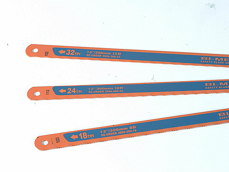3906 Sandflex® Hacksaw Blades 300mm (12in) x 32 TPI (Pack 5)