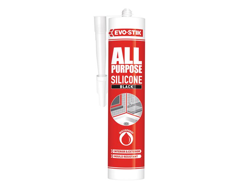 112872 All Purpose Flex Silicone Sealant Black C20                              