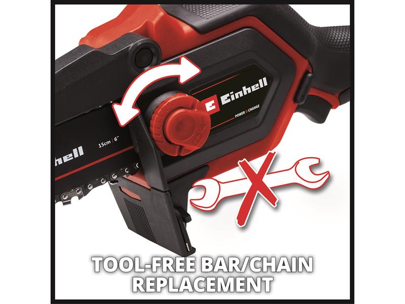 GE-PS 18/15 Li BL-Solo Power X-Change Pruning Chain Saw 18V Bare Unit           