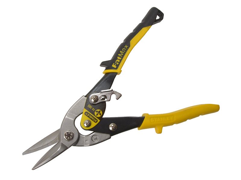 Yellow Aviation Snips & Holster Straight Cut 250mm (10in)