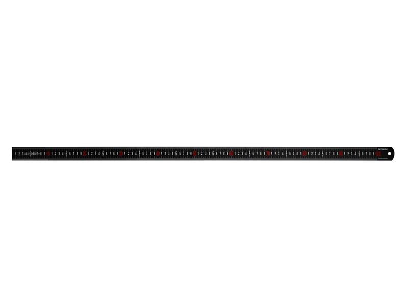 Matt Black Stainless Steel Measuring Rule 150mm                                 