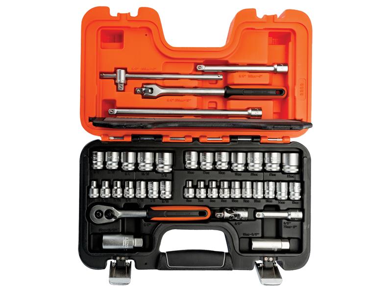 S380 3/8in Drive Socket Set, 38 Piece                                           