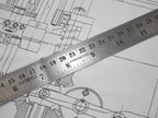 Steel Rule 300mm / 12in x 25mm                                                  