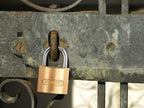 55/40mm Brass Padlock 63mm Long Shackle Keyed Alike 5402