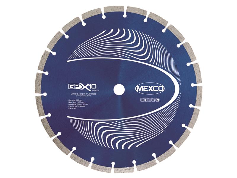 GPX10 Concrete Diamond Blade 350 x 25.4mm