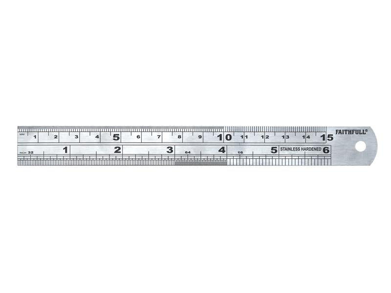Steel Rule 150mm / 6in x 19mm                                                   