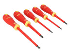 B220.015 BAHCOFIT Insulated Screwdriver Set, 5 Piece                            