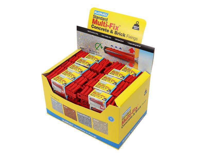 GP600 General-Purpose Fixings (50 Packs x 40 Plugs)